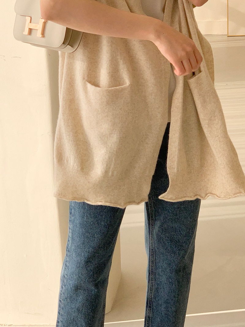 BOWEN - Korean Children Fashion - #Kfashion4kids - Cashmere Extrafine Wool Knit Vest - 7
