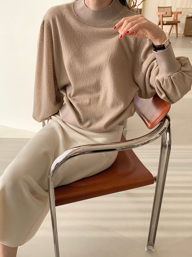 BOWEN - Korean Children Fashion - #Kfashion4kids - Wool Half Turtleneck Top - 10