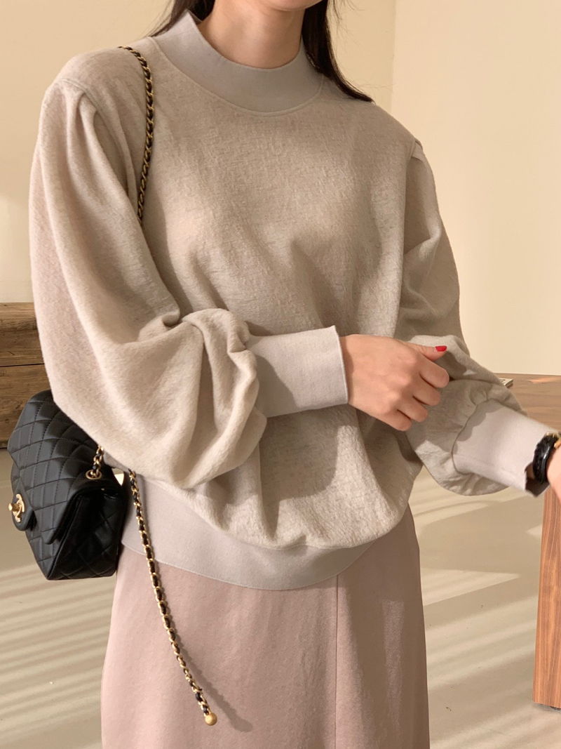 BOWEN - Korean Children Fashion - #Kfashion4kids - Wool Half Turtleneck Top - 6