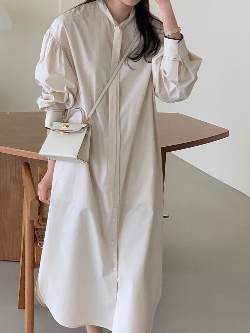 BOWEN - Korean Children Fashion - #Kfashion4kids - Laurant Tie One-piece - 3