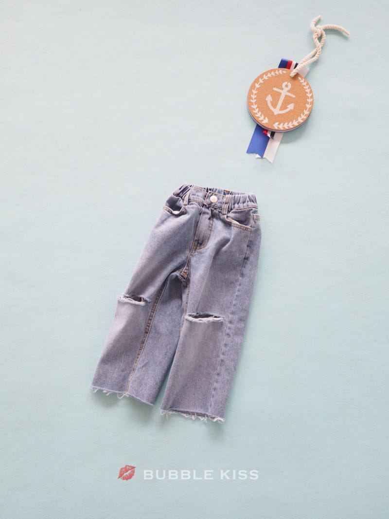 BUBBLE KISS - Korean Children Fashion - #Kfashion4kids - Straight Denim Pants