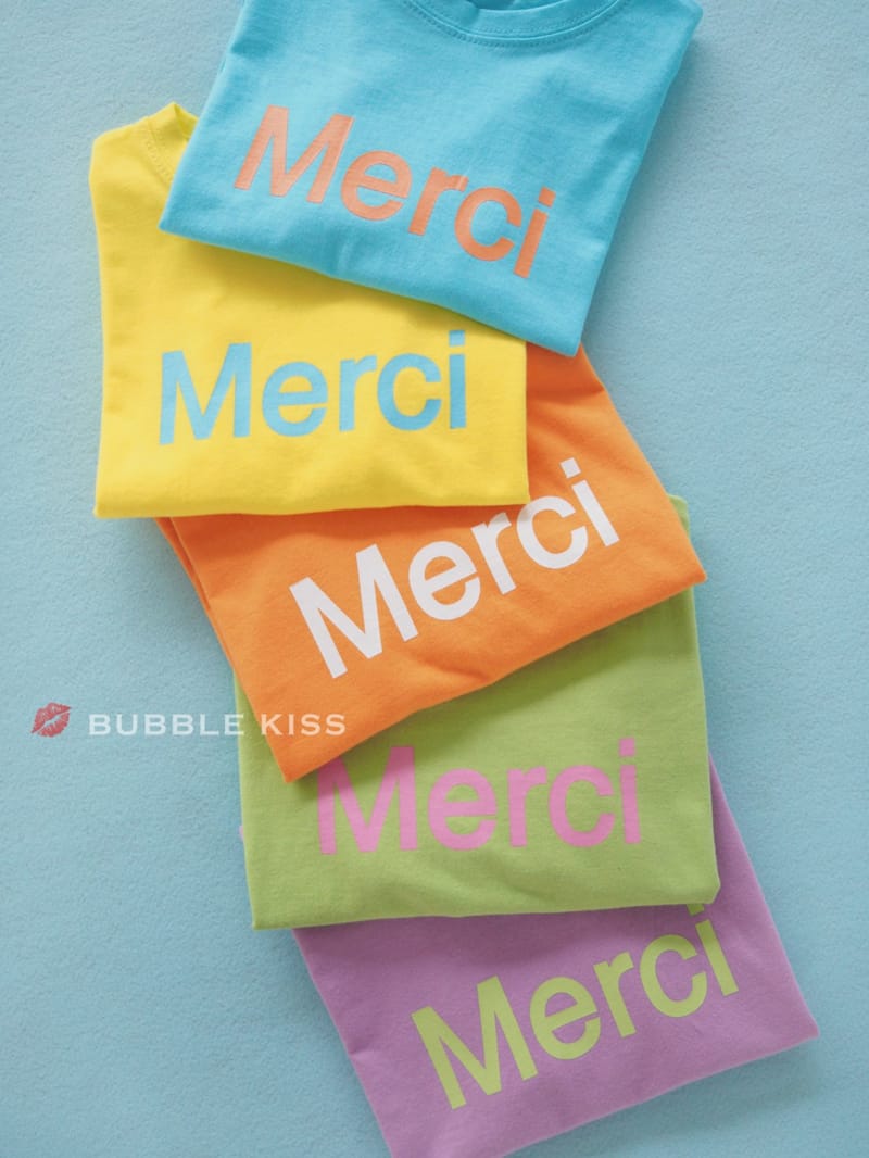BUBBLE KISS - Korean Children Fashion - #Kfashion4kids - Merci Tee - 3