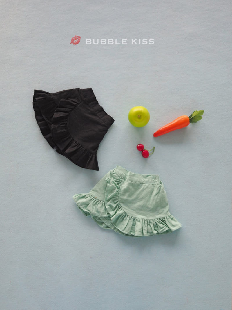 BUBBLE KISS - Korean Children Fashion - #Kfashion4kids - Linen Frill Shorts - 2