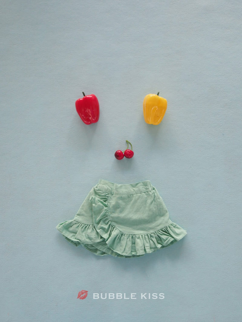 BUBBLE KISS - Korean Children Fashion - #Kfashion4kids - Linen Frill Shorts - 3