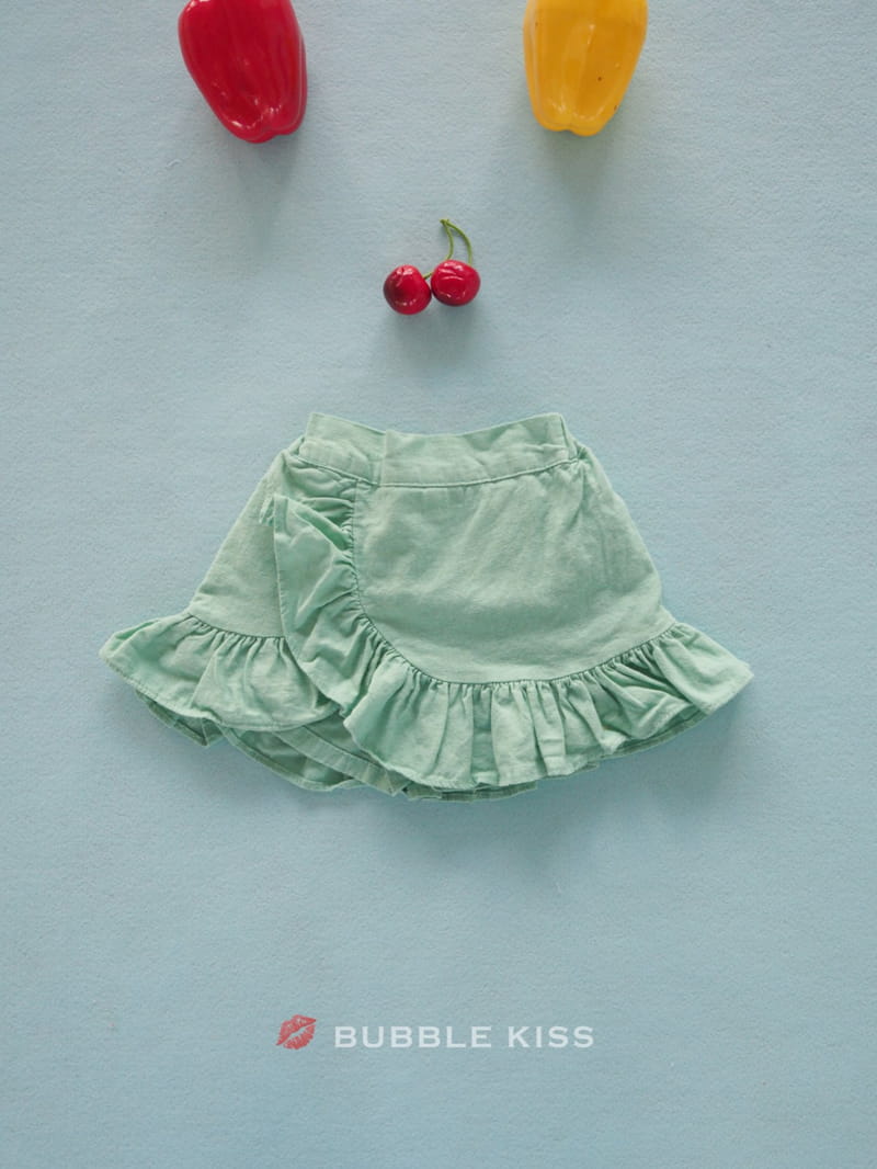 BUBBLE KISS - Korean Children Fashion - #Kfashion4kids - Linen Frill Shorts - 4