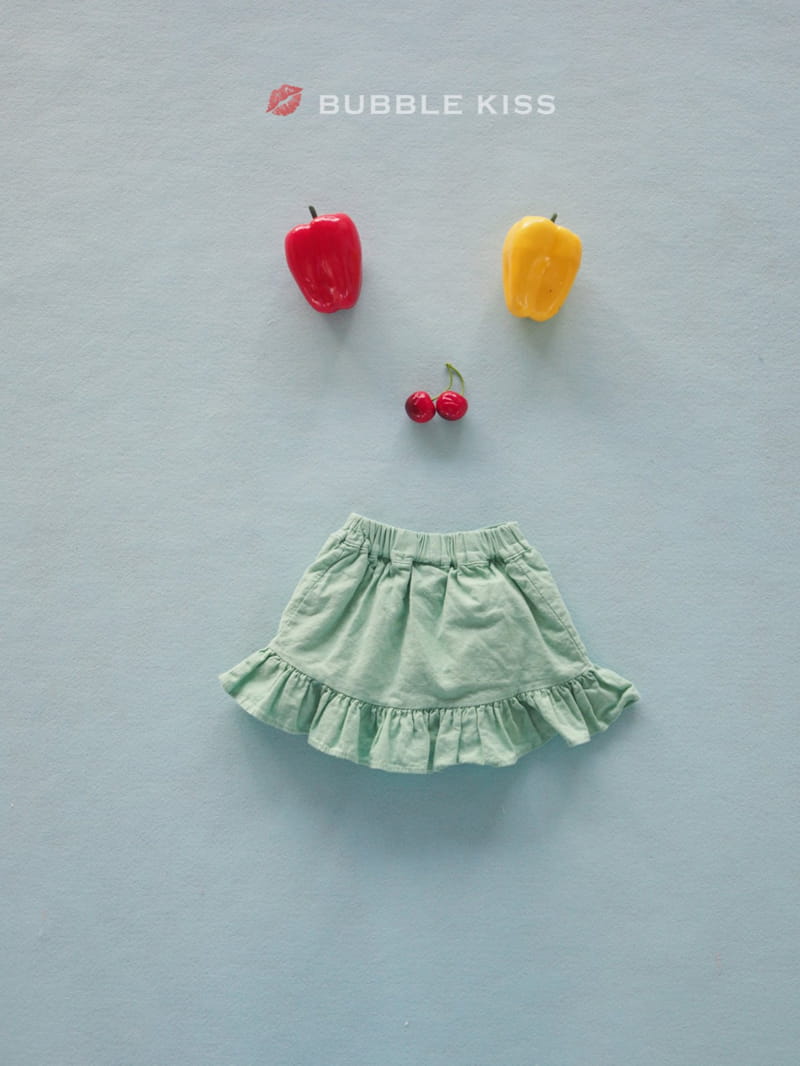 BUBBLE KISS - Korean Children Fashion - #Kfashion4kids - Linen Frill Shorts - 6