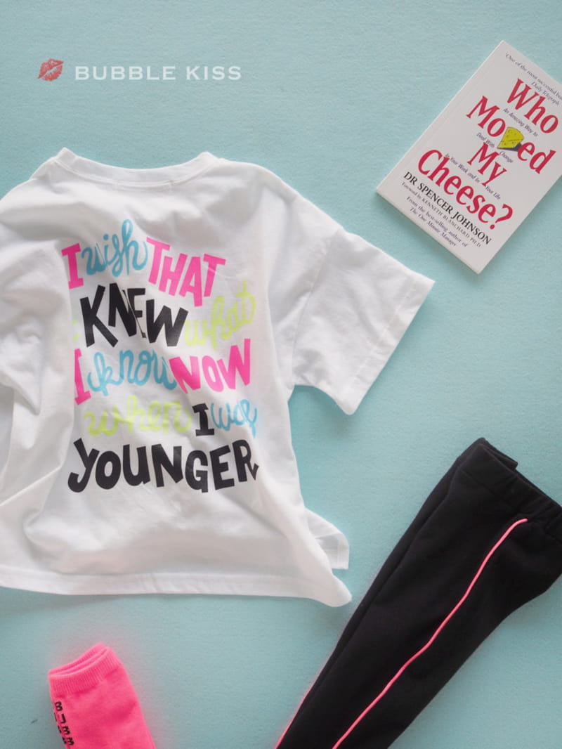 BUBBLE KISS - Korean Children Fashion - #Kfashion4kids - Stripes Leggings - 2