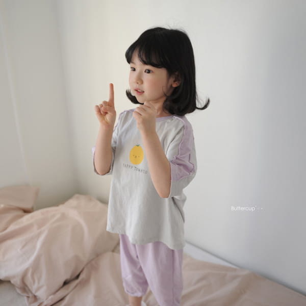 BUTTERCUP - Korean Children Fashion - #Kfashion4kids - Happy Fruit Top Bottom Set - 4