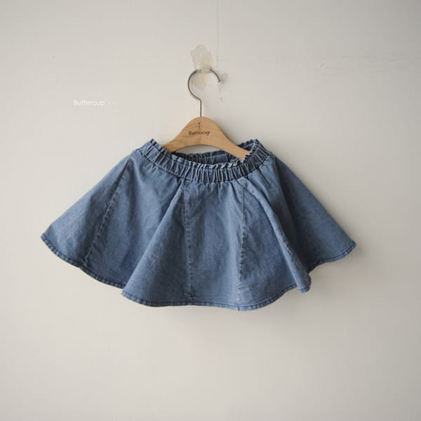 BUTTERCUP - Korean Children Fashion - #Kfashion4kids - Momo Denim Skirt Leggings