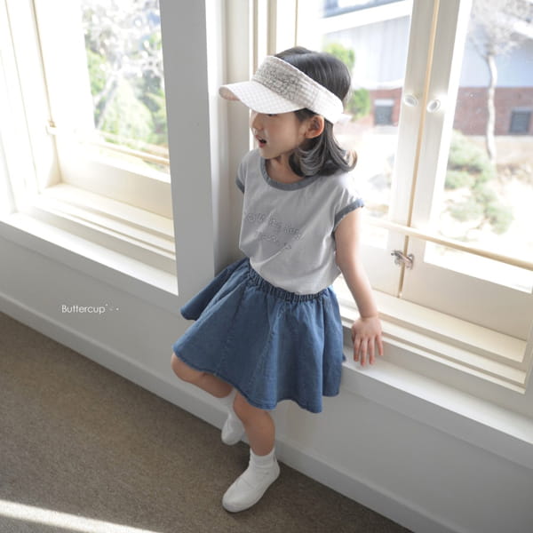 BUTTERCUP - Korean Children Fashion - #Kfashion4kids - Momo Denim Skirt Leggings - 6