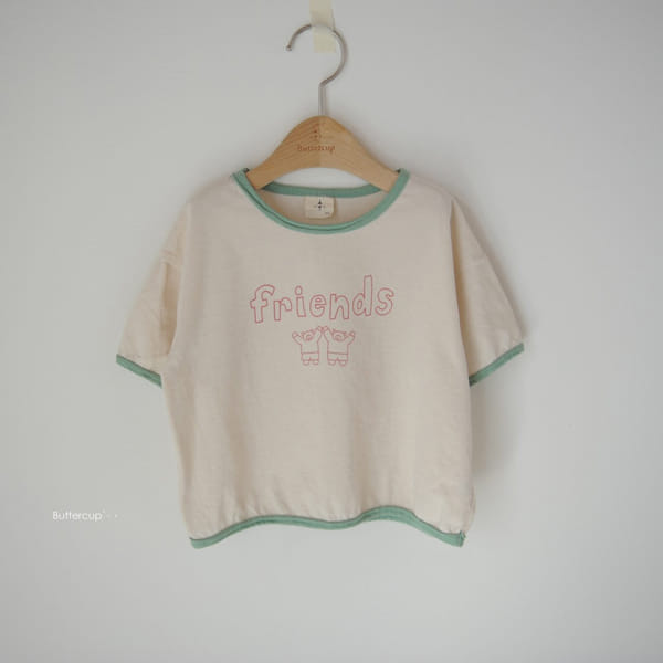 BUTTERCUP - Korean Children Fashion - #Kfashion4kids - Friend Color Tee