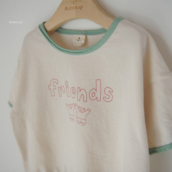 BUTTERCUP - Korean Children Fashion - #Kfashion4kids - Friend Color Tee - 2
