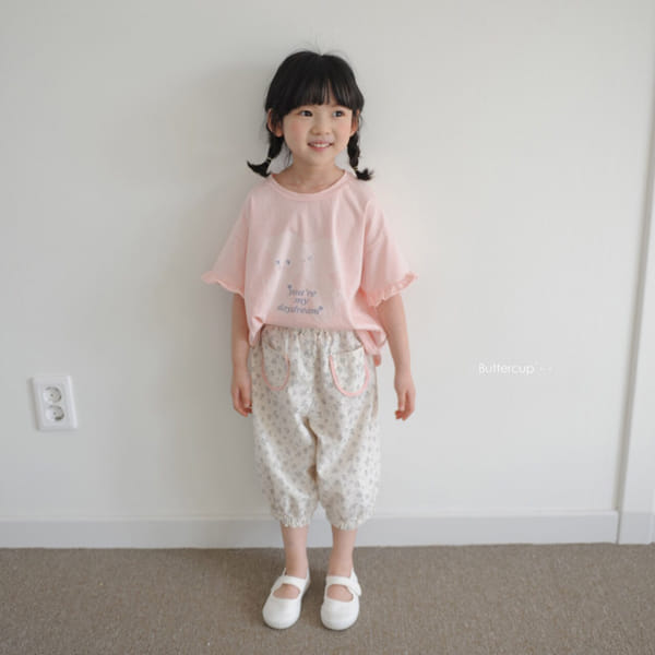 BUTTERCUP - Korean Children Fashion - #Kfashion4kids - Binding Flower Pants - 7