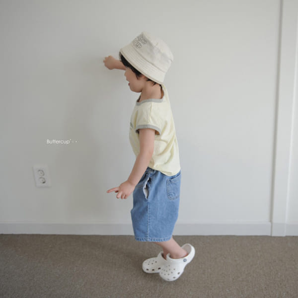 BUTTERCUP - Korean Children Fashion - #Kfashion4kids - York Back Banding Denim Pants - 6