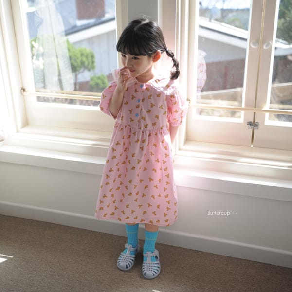 BUTTERCUP - Korean Children Fashion - #Kfashion4kids - Ribbon Bear One-piece - 4