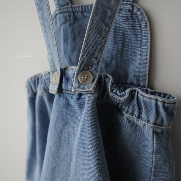 BUTTERCUP - Korean Children Fashion - #Kfashion4kids - Denim Dungarees Skirt - 9
