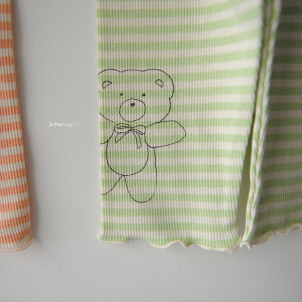 BUTTERCUP - Korean Children Fashion - #Kfashion4kids - Line Bear Leggings - 3