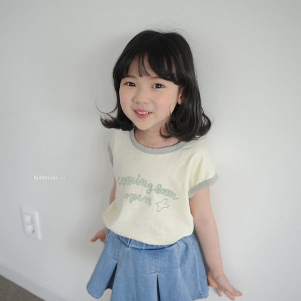 BUTTERCUP - Korean Children Fashion - #Kfashion4kids - Inverted Pleats Denim Skirt Leggings - 5
