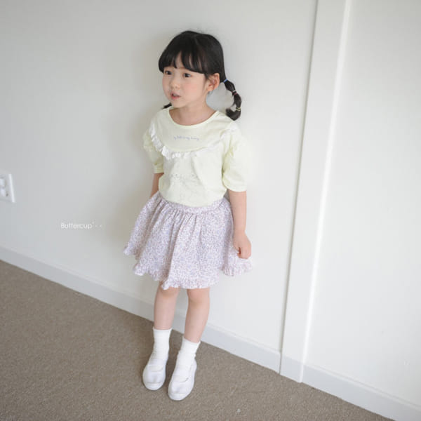 BUTTERCUP - Korean Children Fashion - #Kfashion4kids - Flower Frill Leggings - 4