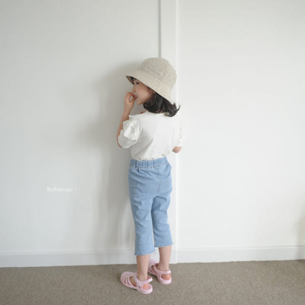 BUTTERCUP - Korean Children Fashion - #Kfashion4kids - Slit Denim Bootscut