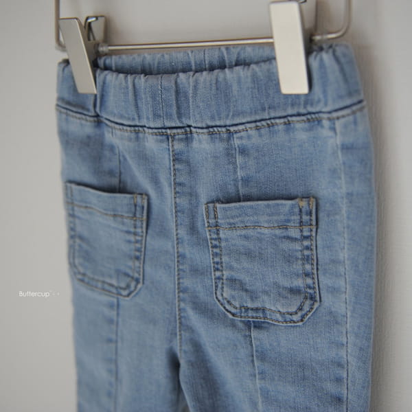 BUTTERCUP - Korean Children Fashion - #Kfashion4kids - Slit Denim Bootscut - 8