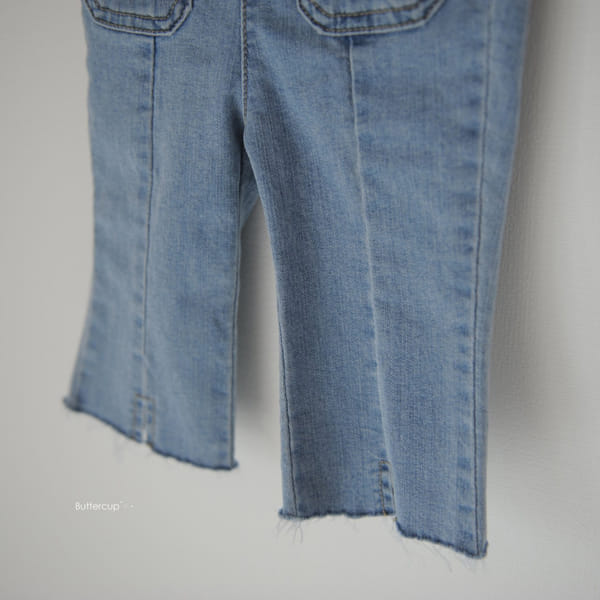 BUTTERCUP - Korean Children Fashion - #Kfashion4kids - Slit Denim Bootscut - 9