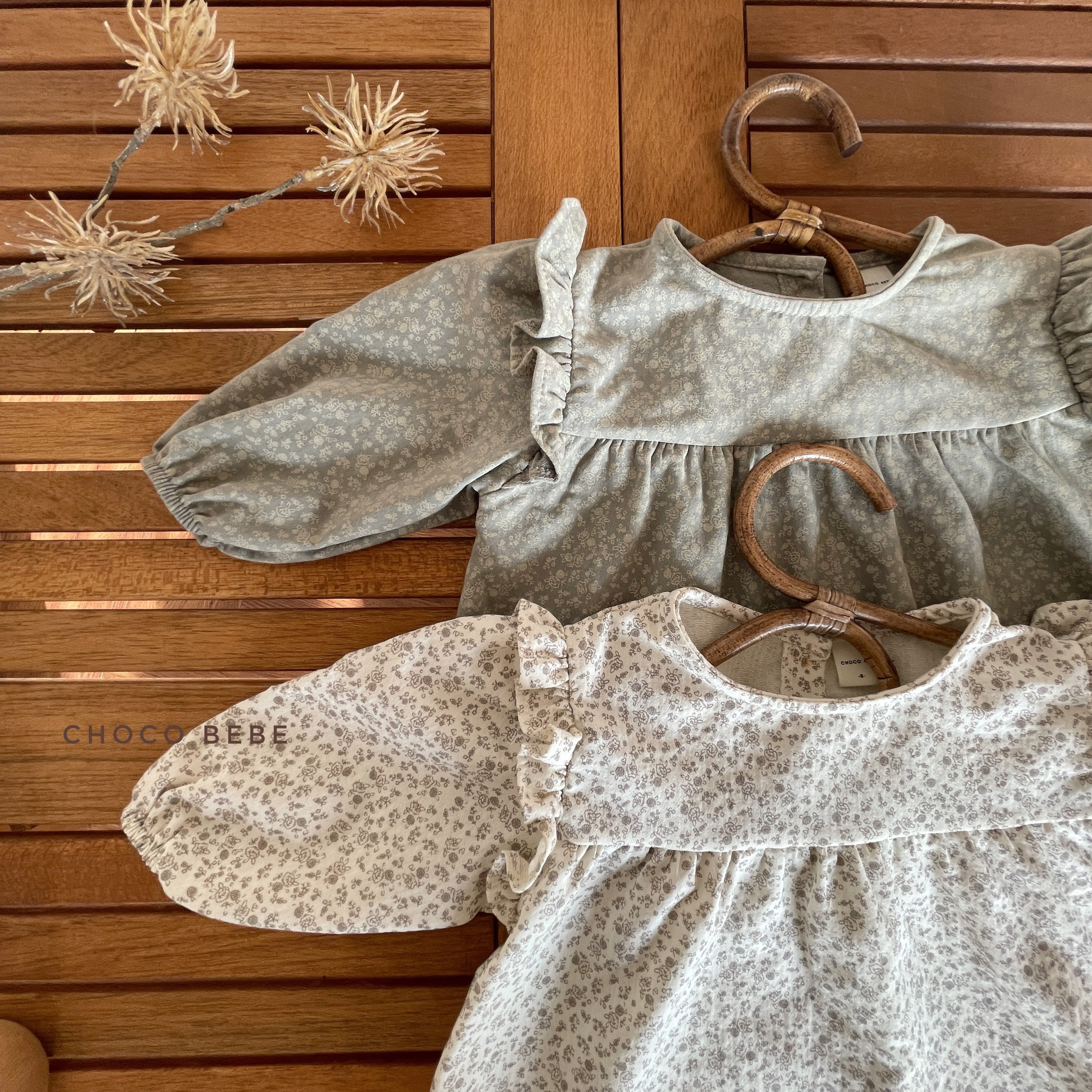 CHOCO BEBE - Korean Children Fashion - #Kfashion4kids - Frill Blouse Top Bottom Set - 5