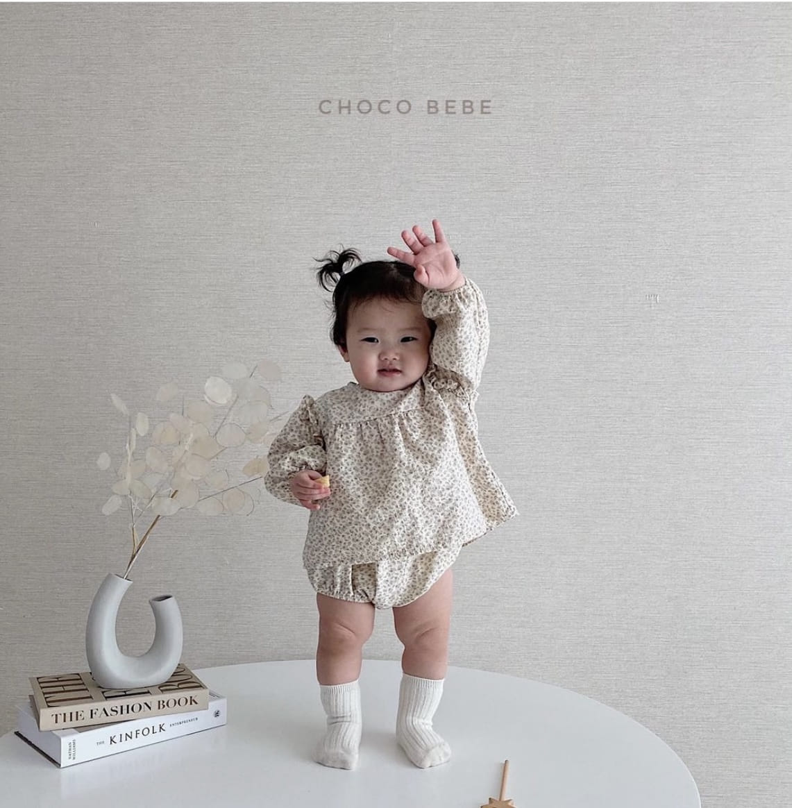 CHOCO BEBE - Korean Children Fashion - #Kfashion4kids - Frill Blouse Top Bottom Set - 6