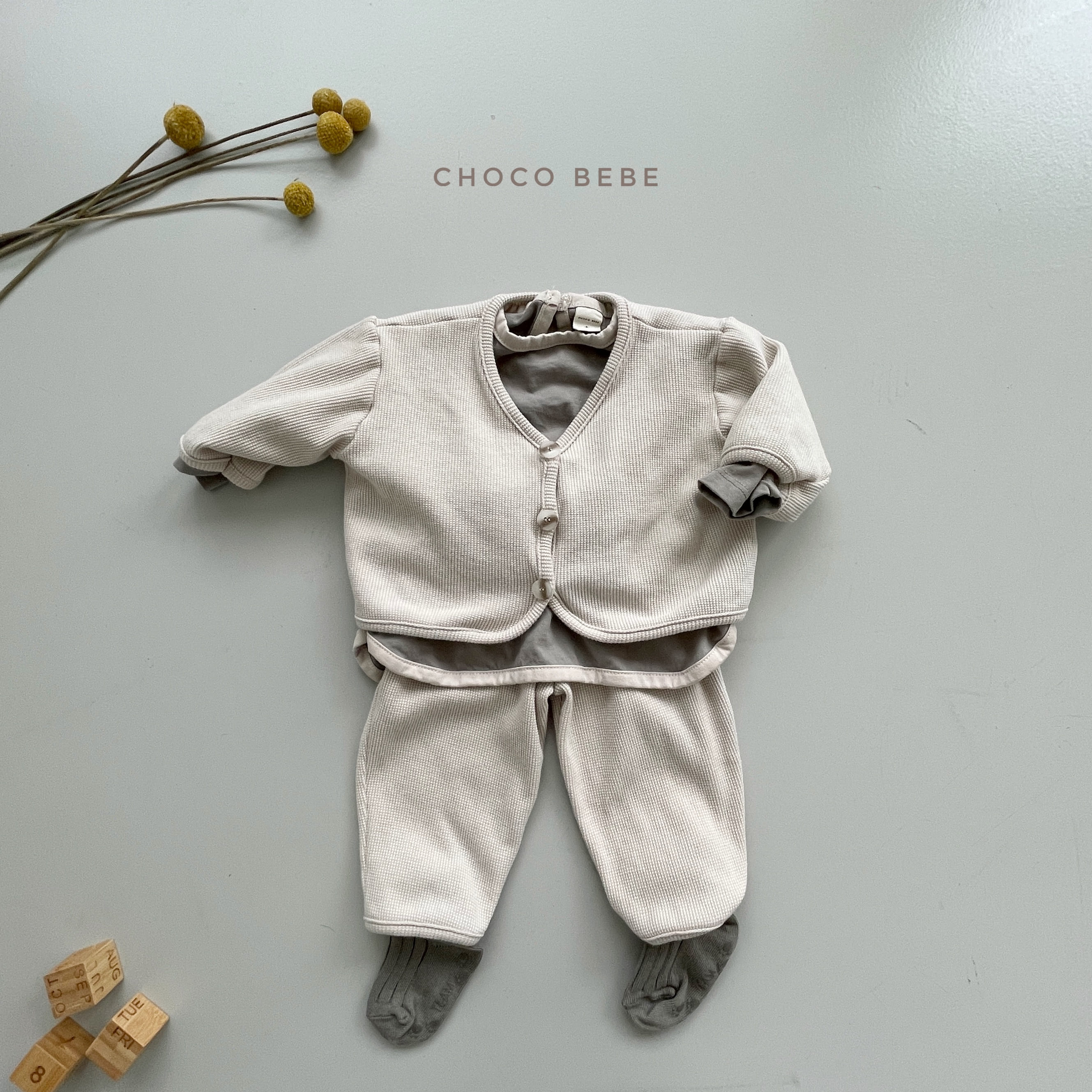 CHOCO BEBE - Korean Children Fashion - #Kfashion4kids - Waffle Pants