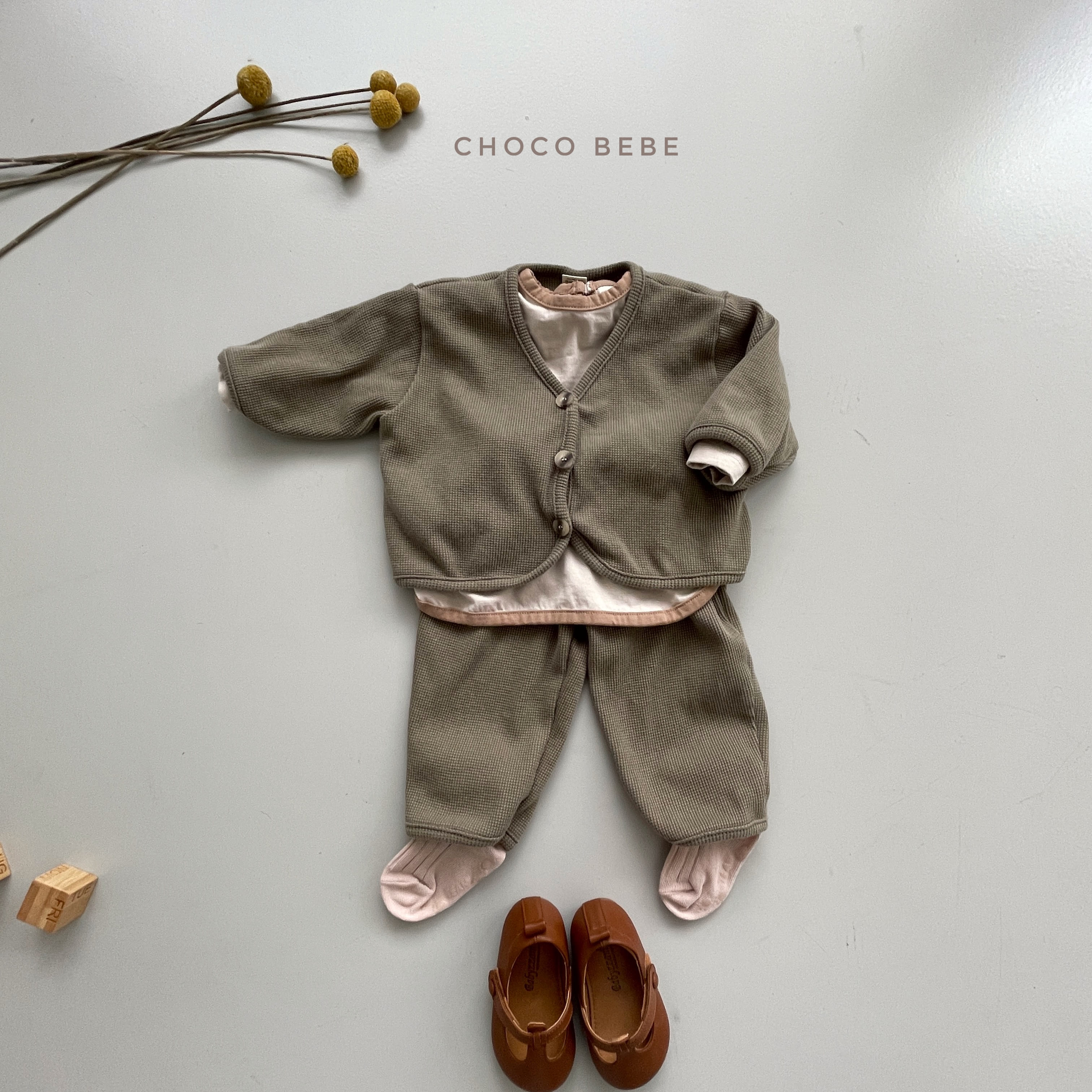 CHOCO BEBE - Korean Children Fashion - #Kfashion4kids - Waffle Pants - 2