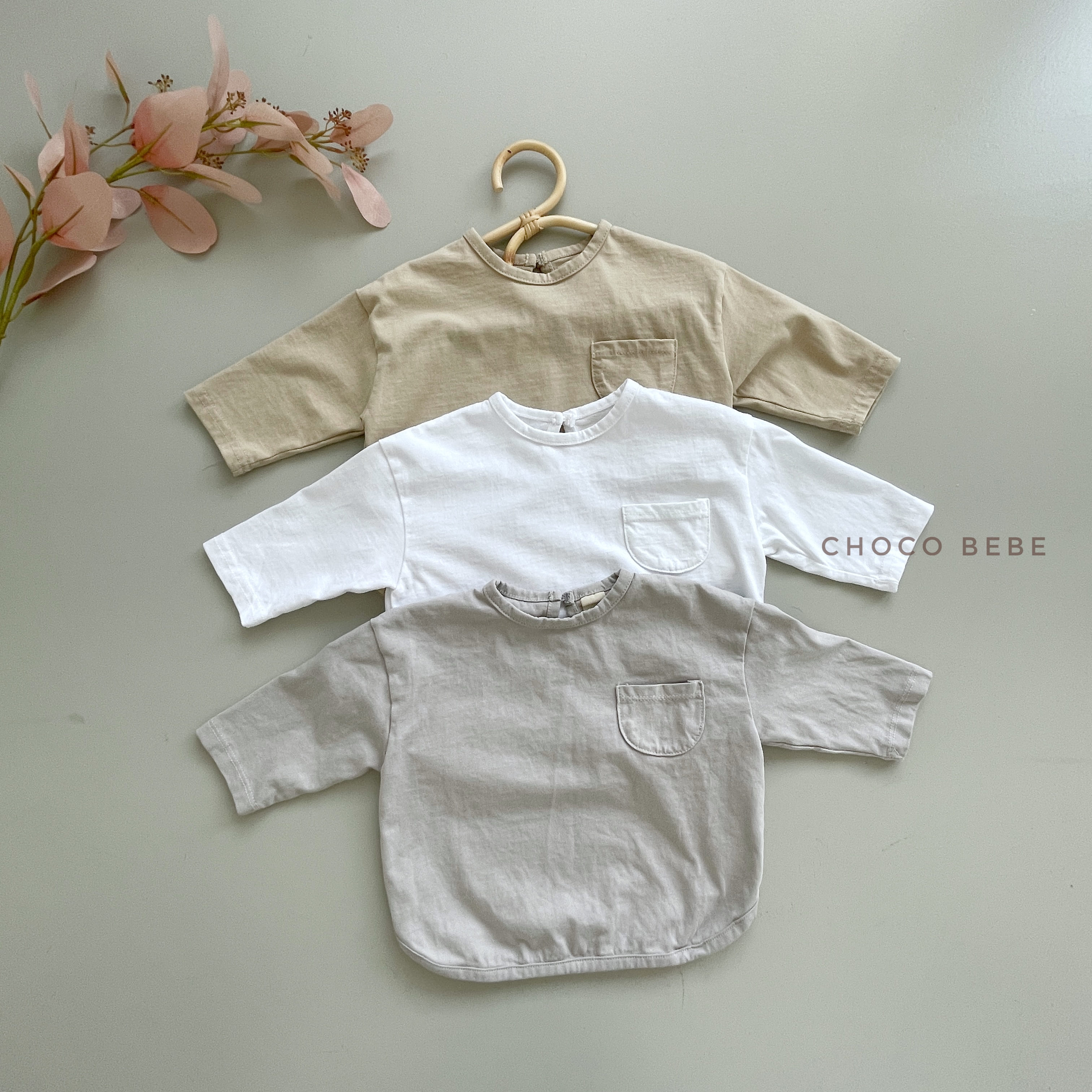 CHOCO BEBE - Korean Children Fashion - #Kfashion4kids - Pocket Tee