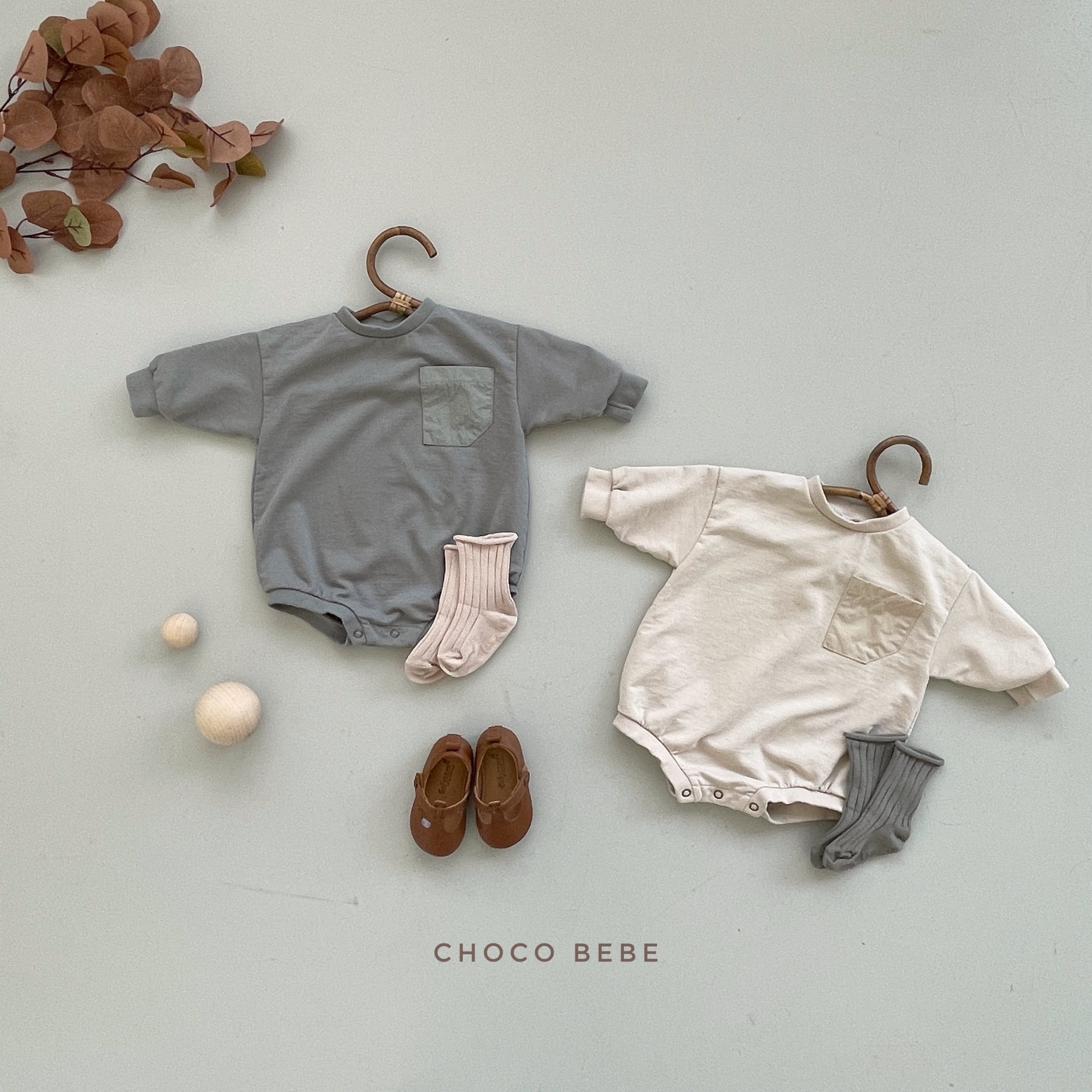 CHOCO BEBE - Korean Children Fashion - #Kfashion4kids - Soft Pocket Bodysuit