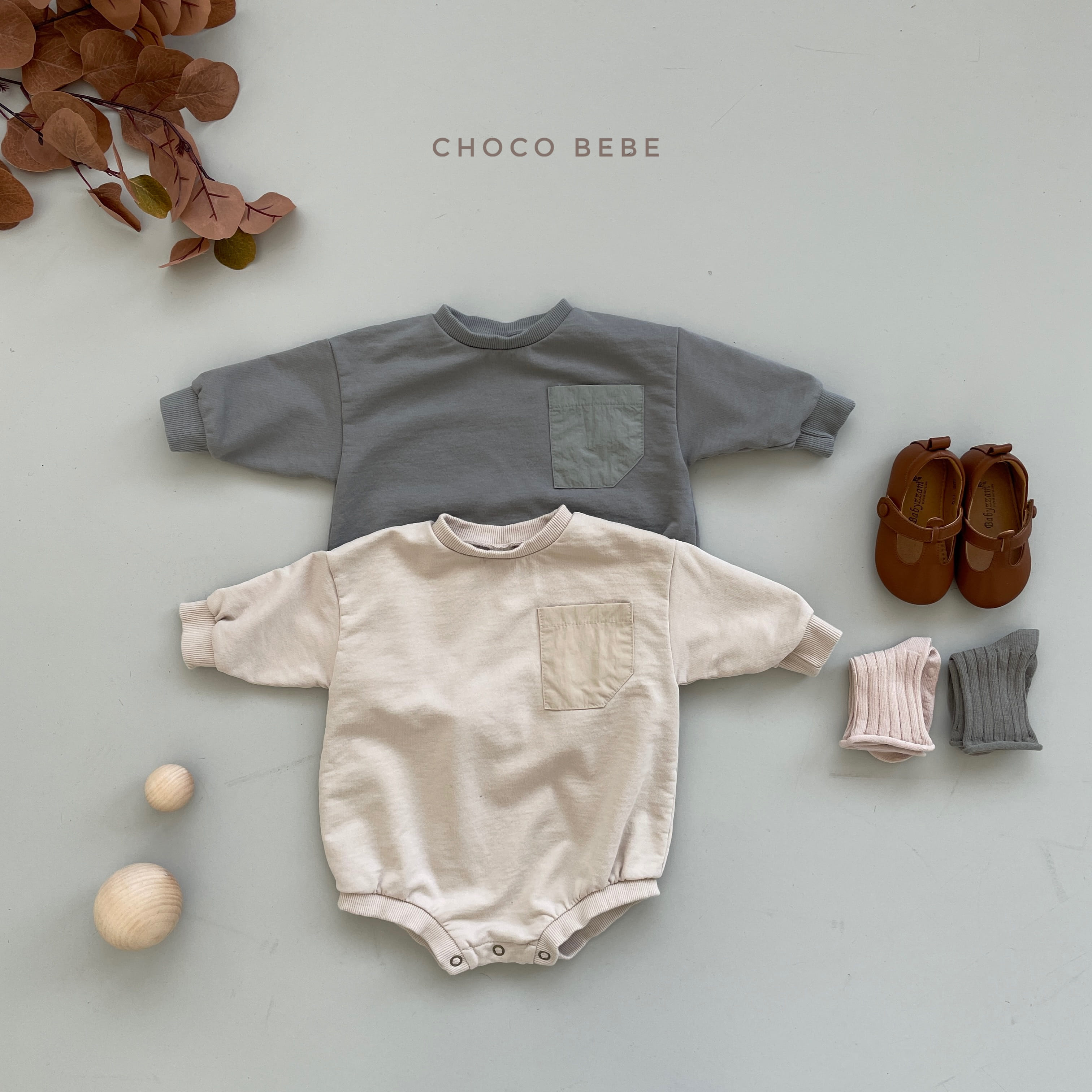 CHOCO BEBE - Korean Children Fashion - #Kfashion4kids - Soft Pocket Bodysuit - 2