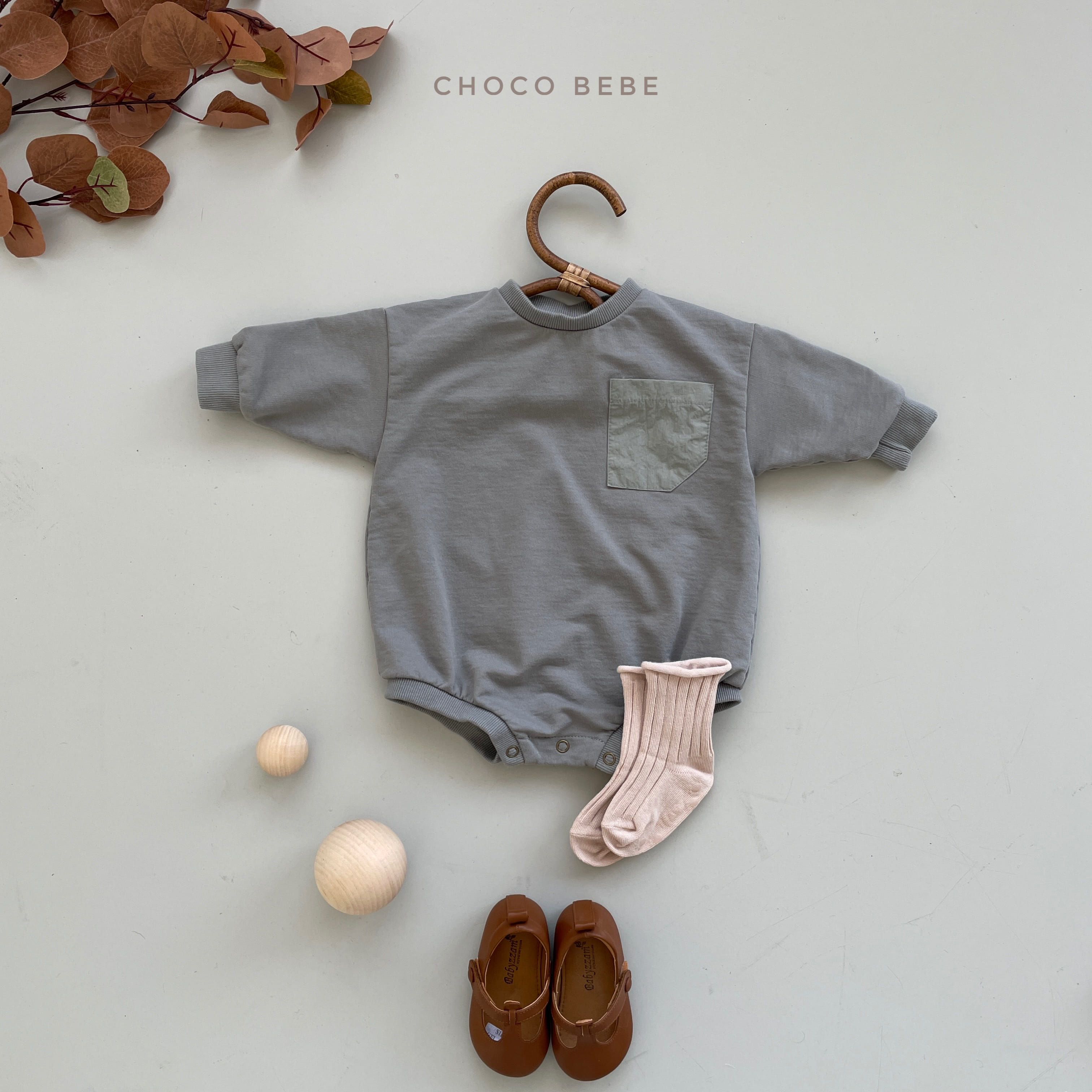 CHOCO BEBE - Korean Children Fashion - #Kfashion4kids - Soft Pocket Bodysuit - 3