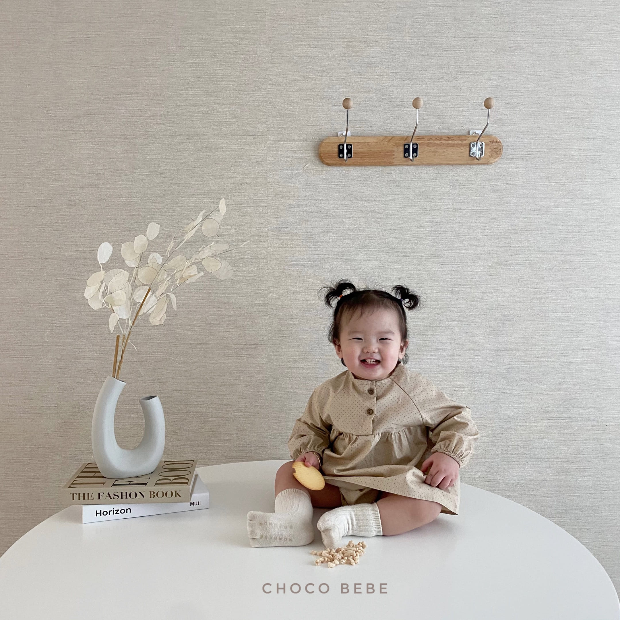 CHOCO BEBE - Korean Children Fashion - #Kfashion4kids - Dots Blouse Top Bottom Set - 2
