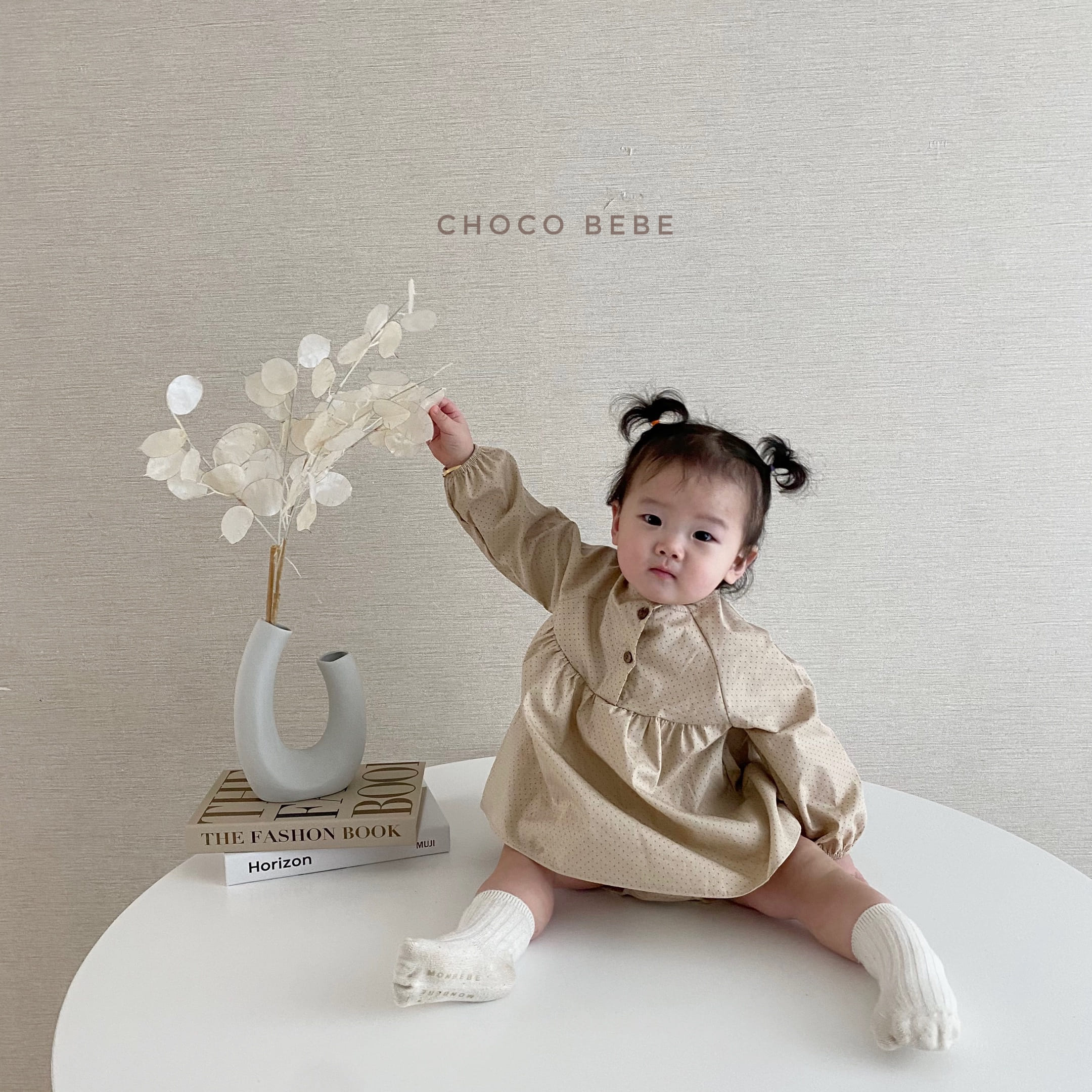 CHOCO BEBE - Korean Children Fashion - #Kfashion4kids - Dots Blouse Top Bottom Set - 5