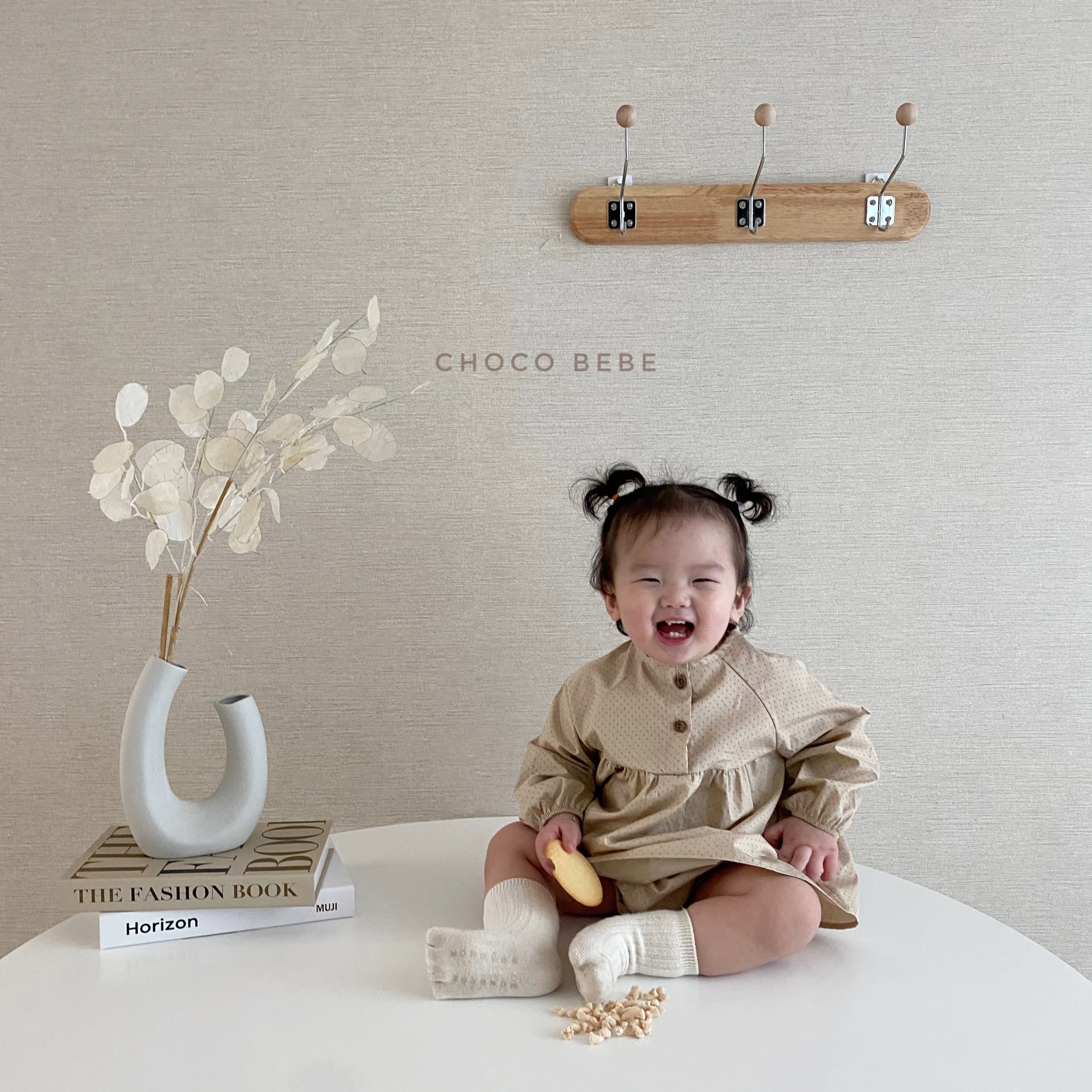 CHOCO BEBE - Korean Children Fashion - #Kfashion4kids - Dots Blouse Top Bottom Set - 7