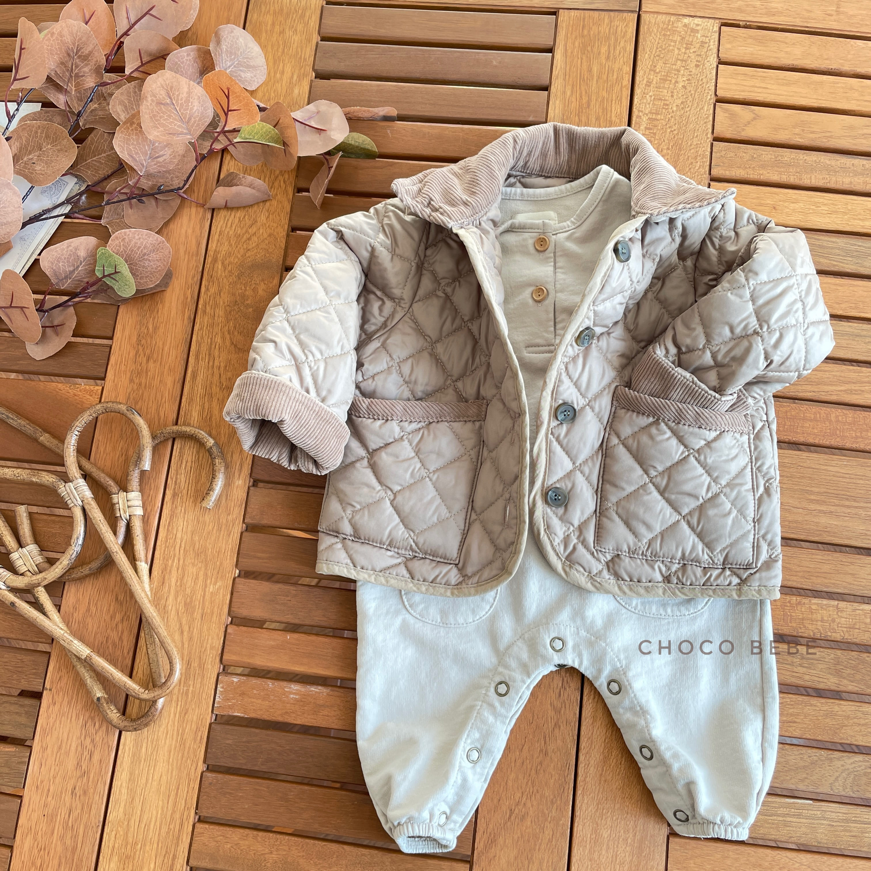 CHOCO BEBE - Korean Children Fashion - #Kfashion4kids - Double Pocket Bodysuit - 2
