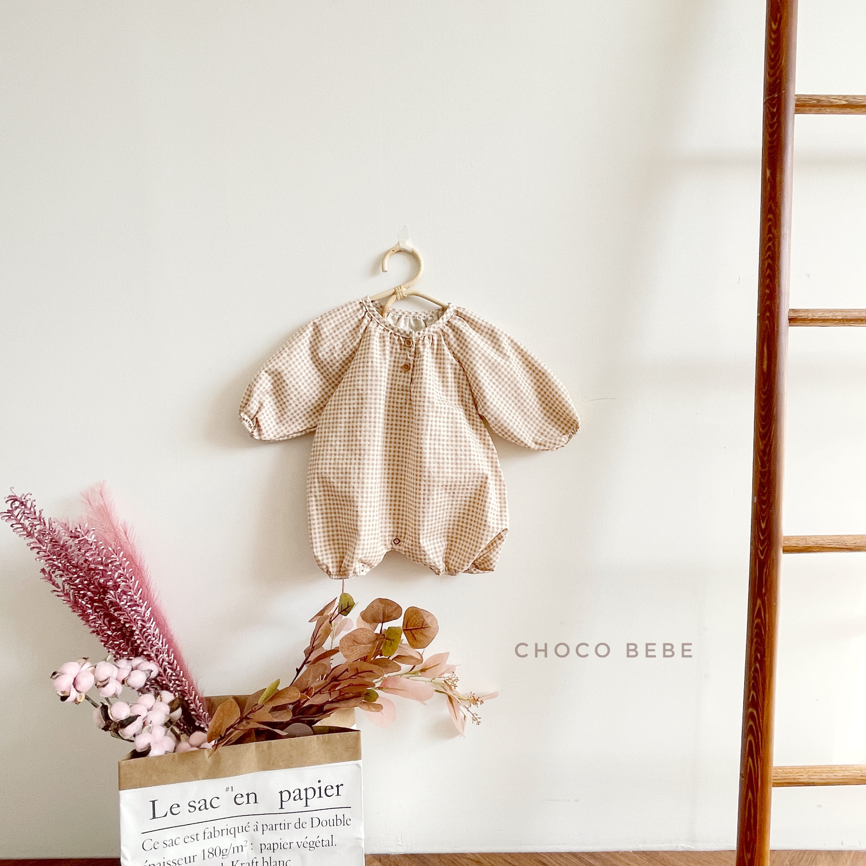 CHOCO BEBE - Korean Children Fashion - #Kfashion4kids - Jelly Check Bodysuit - 3