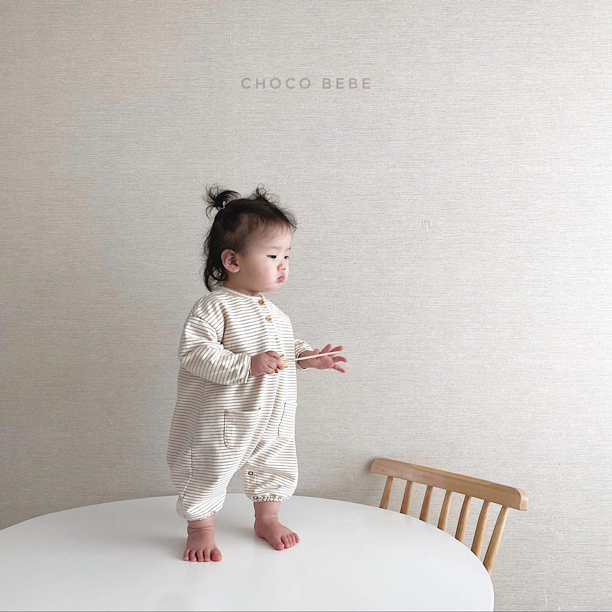 CHOCO BEBE - Korean Children Fashion - #Kfashion4kids - Stripes Bodysuit