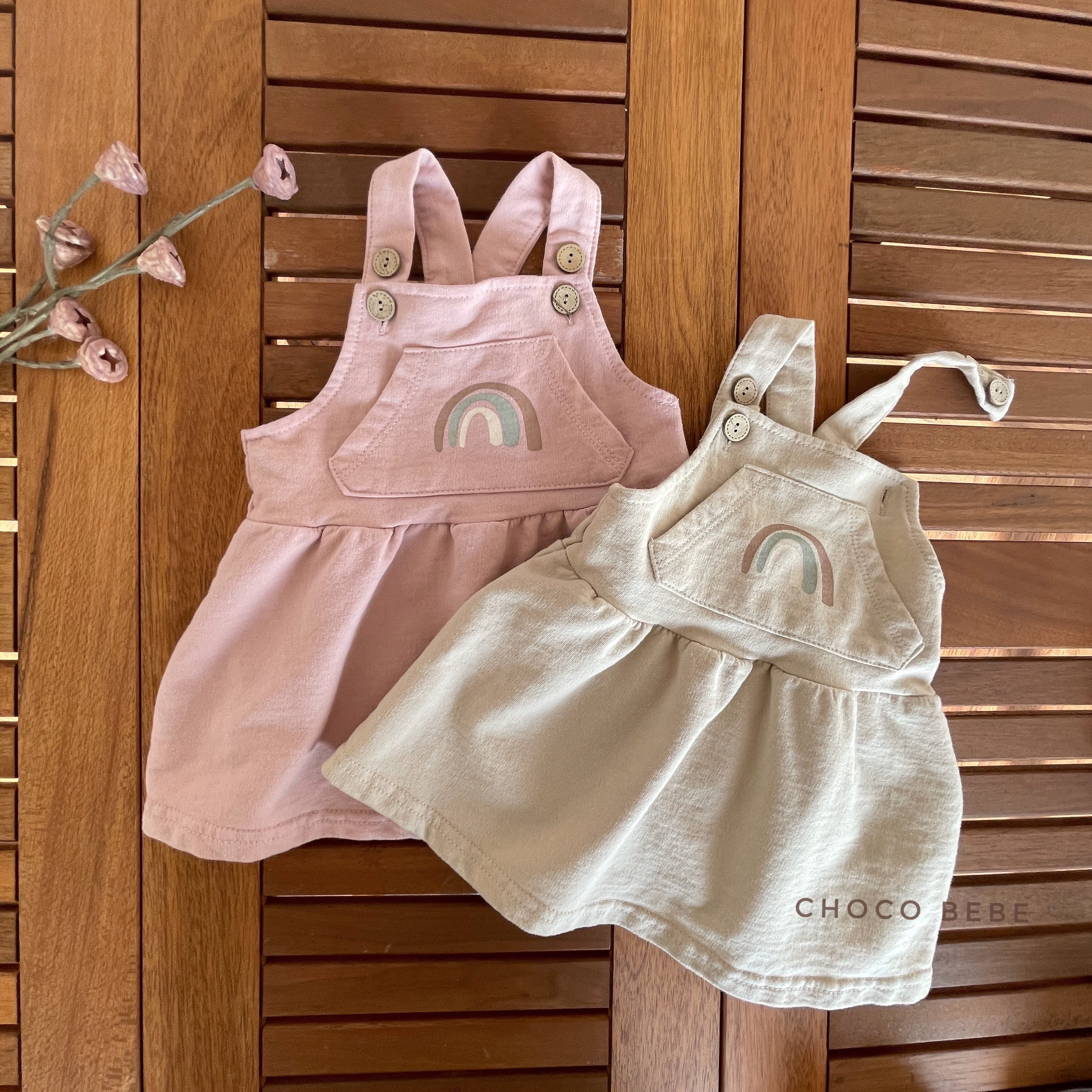 CHOCO BEBE - Korean Children Fashion - #Kfashion4kids - Dungarees One-piece - 4