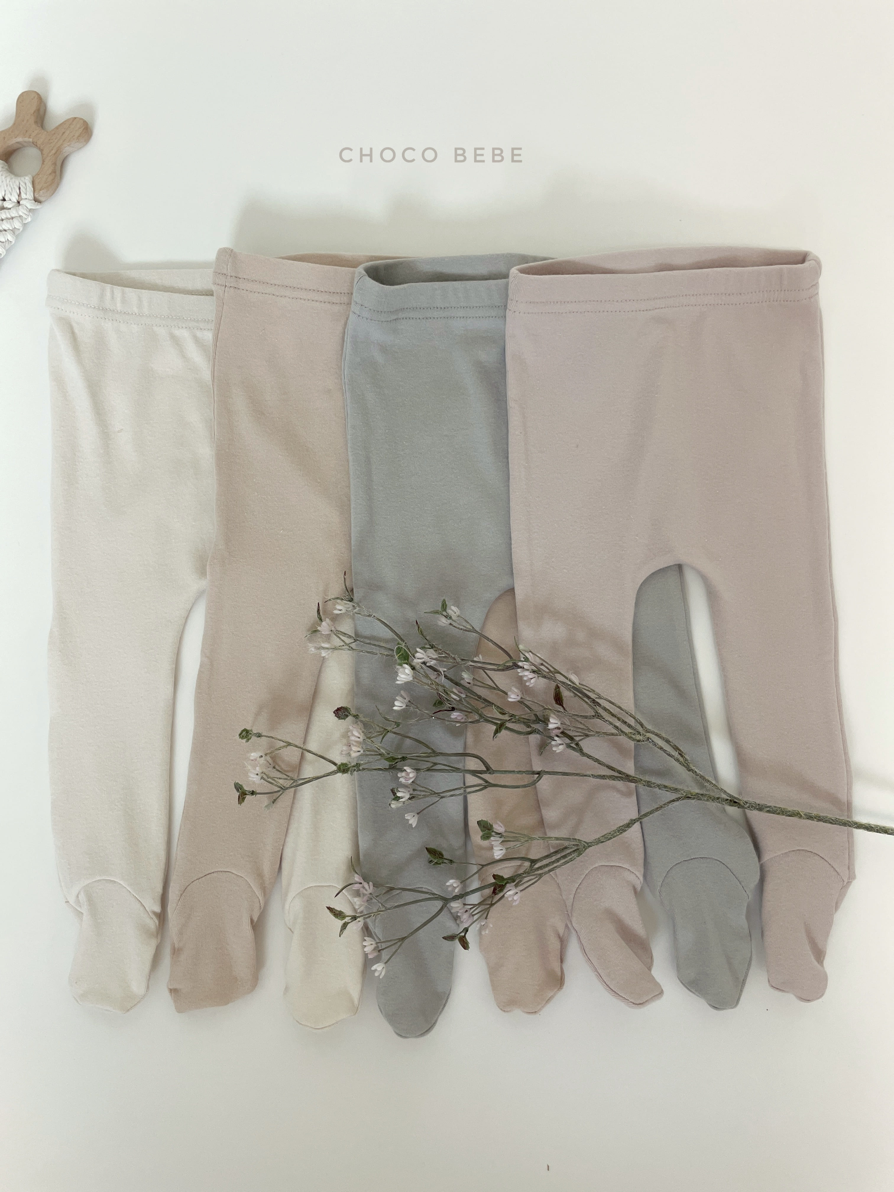 CHOCO BEBE - Korean Children Fashion - #Kfashion4kids - Baby Foot Leggings