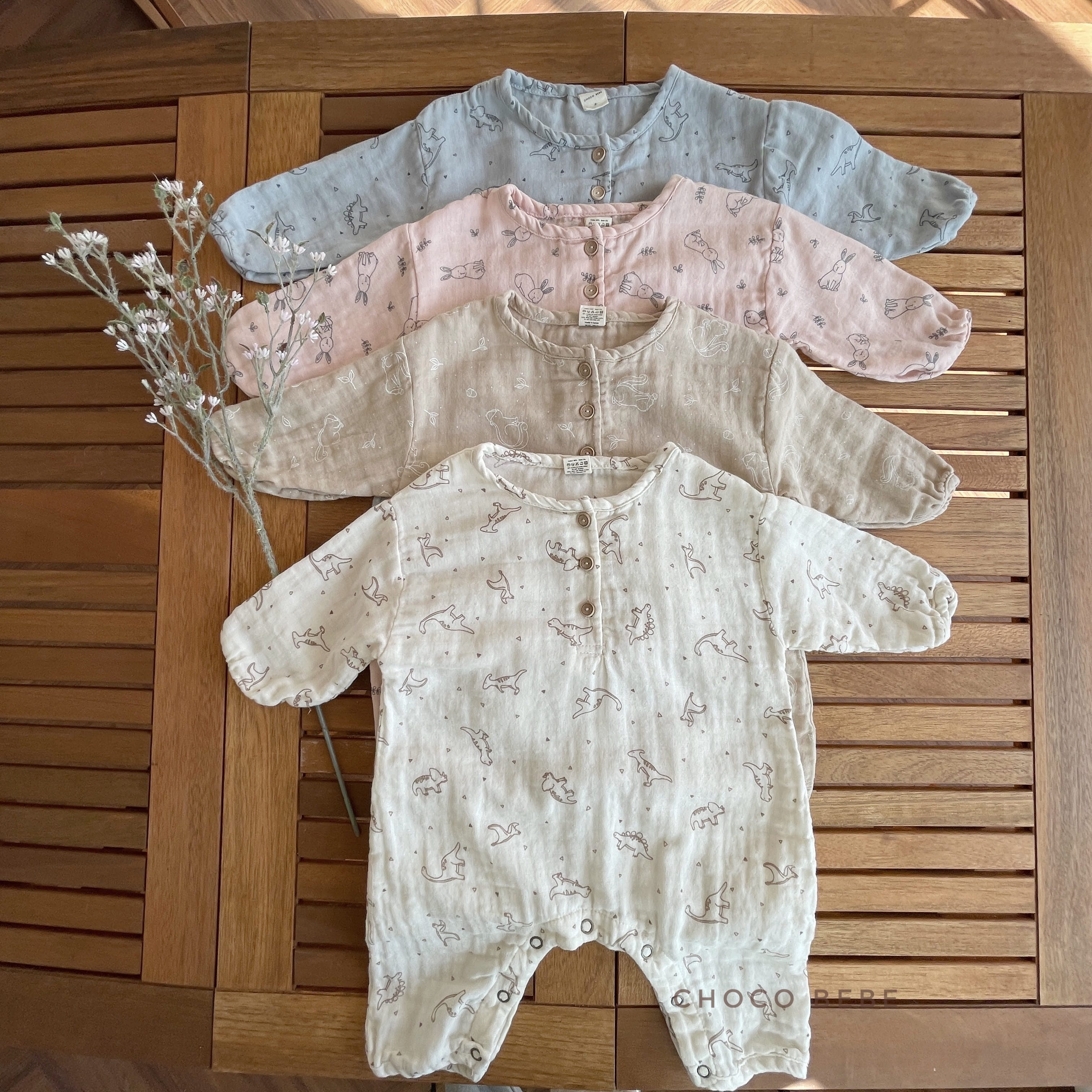 CHOCO BEBE - Korean Children Fashion - #Kfashion4kids - Animal Bodysuit - 10