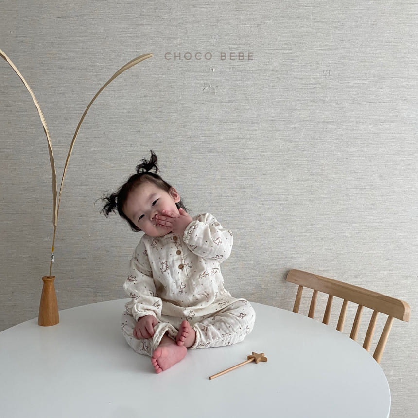 CHOCO BEBE - Korean Children Fashion - #Kfashion4kids - Animal Bodysuit - 12