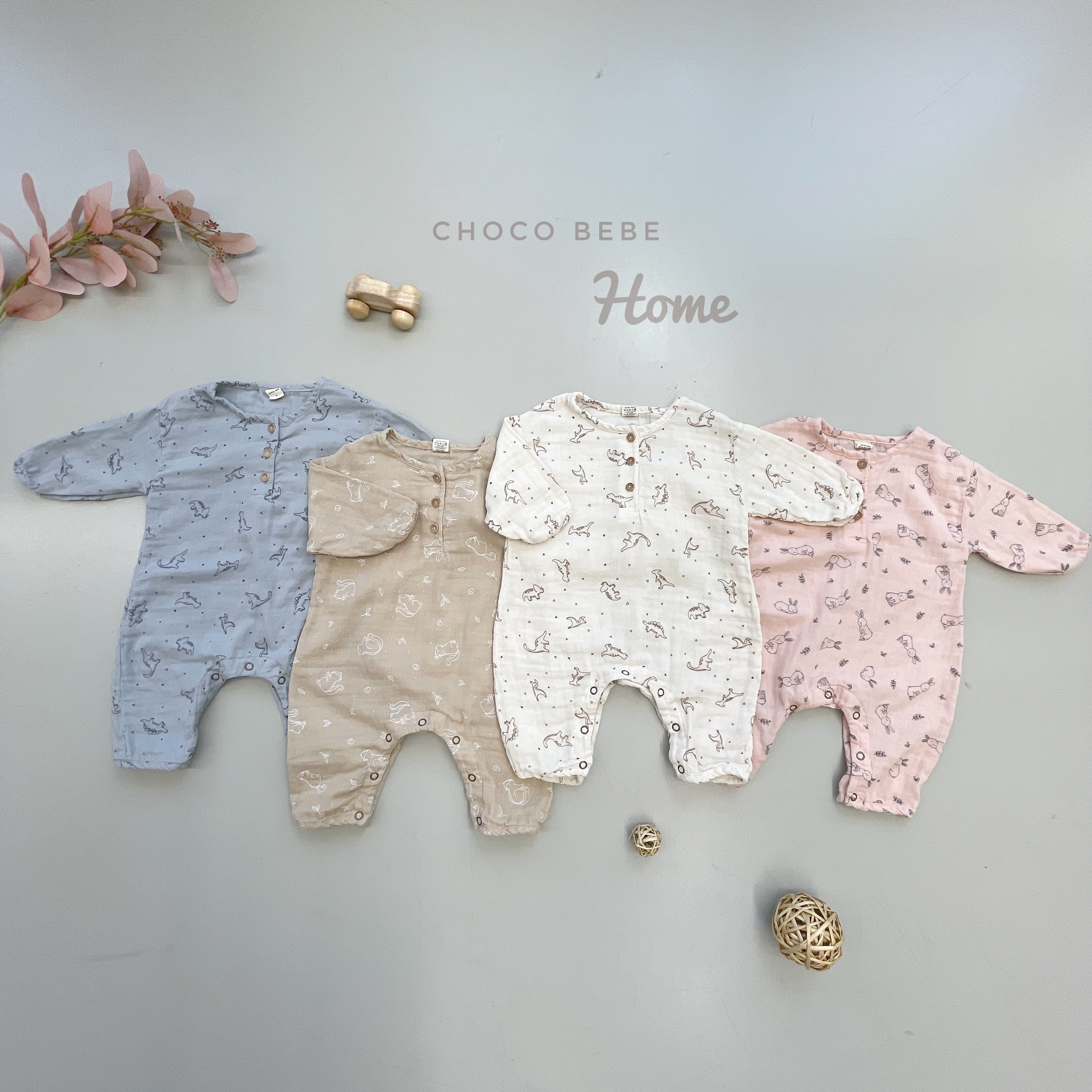 CHOCO BEBE - Korean Children Fashion - #Kfashion4kids - Animal Bodysuit - 2