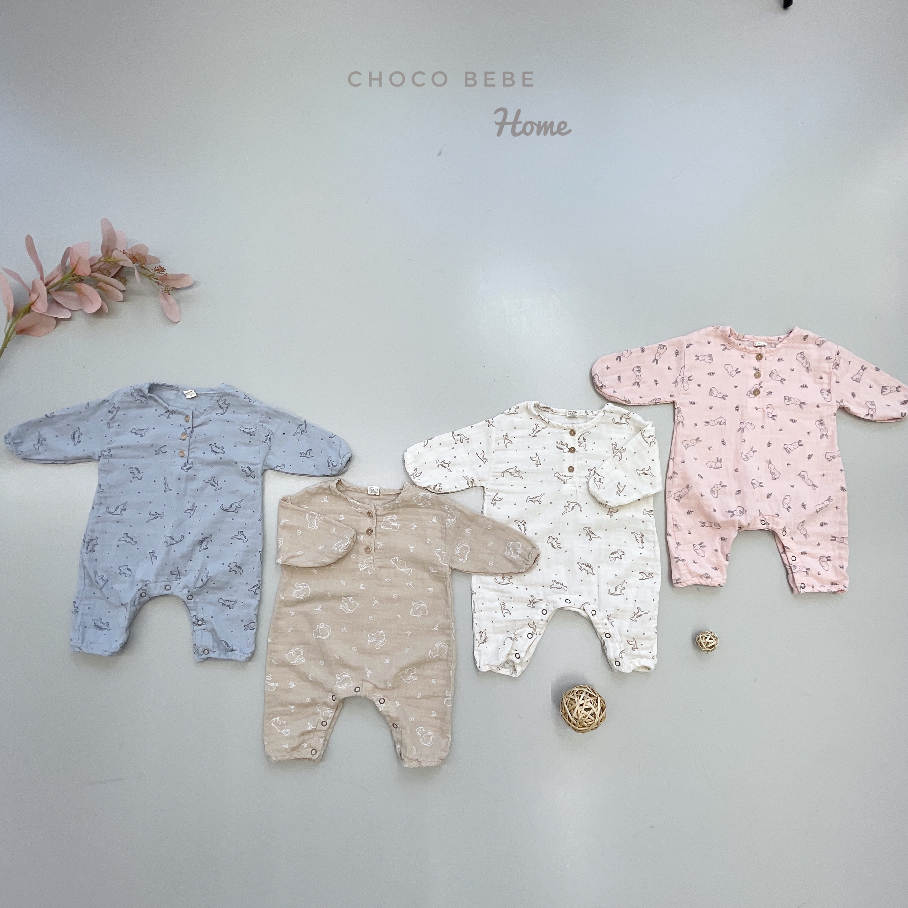 CHOCO BEBE - Korean Children Fashion - #Kfashion4kids - Animal Bodysuit - 3
