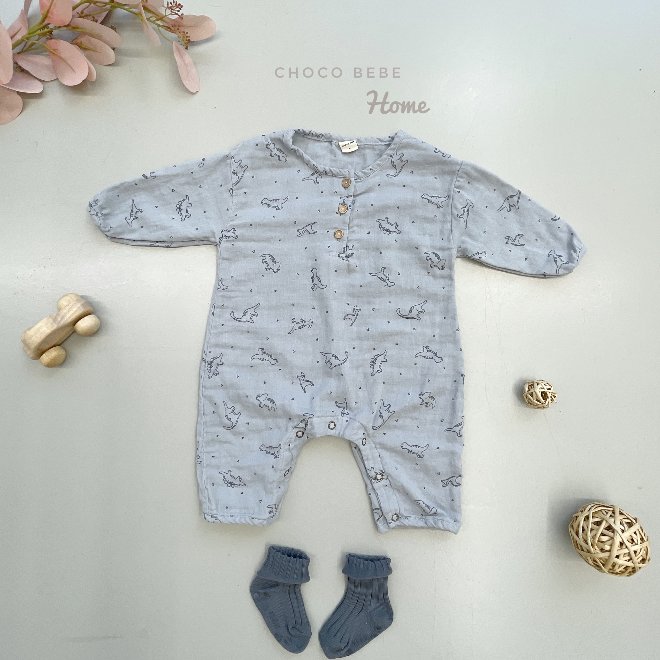 CHOCO BEBE - Korean Children Fashion - #Kfashion4kids - Animal Bodysuit - 7