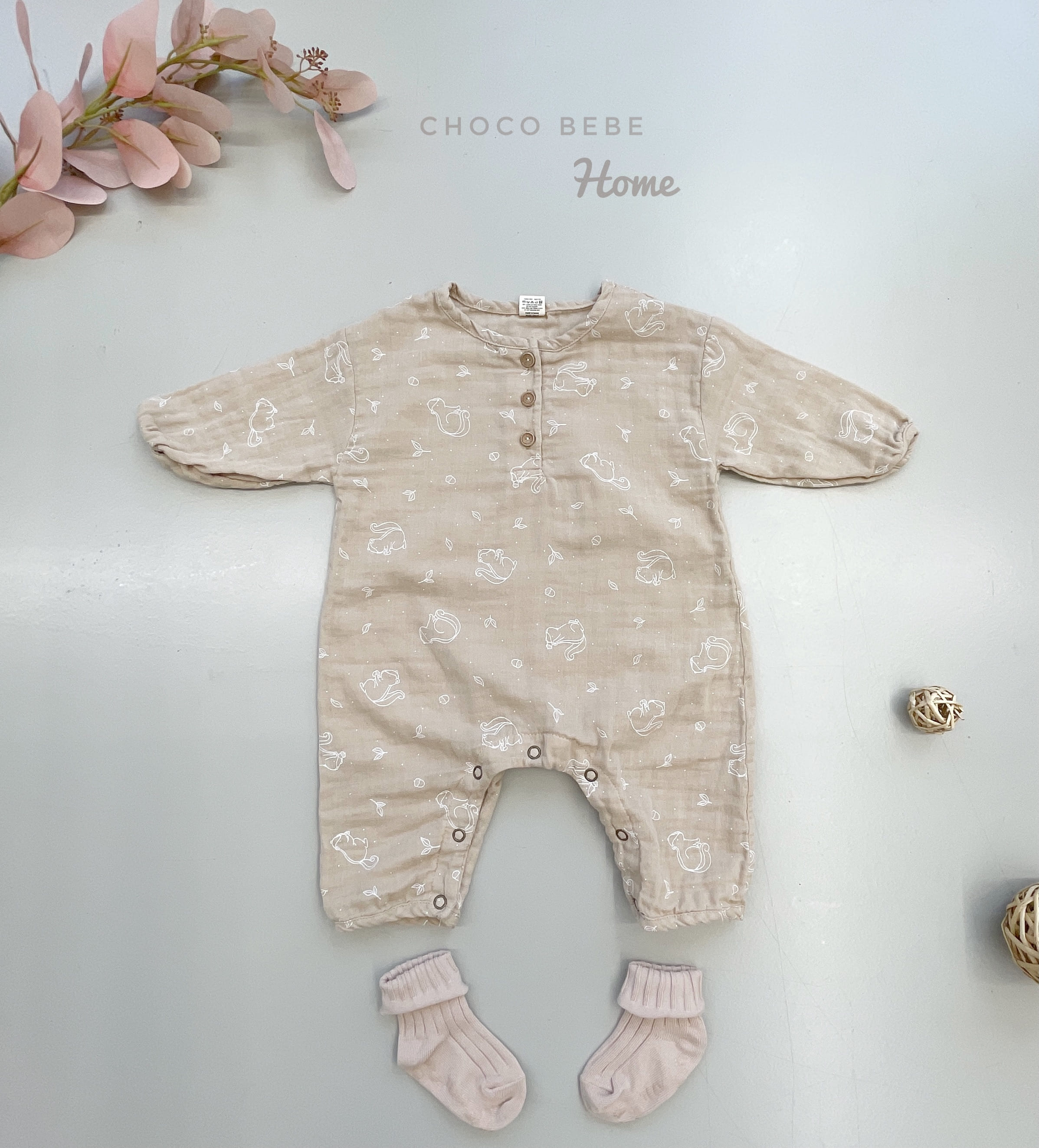CHOCO BEBE - Korean Children Fashion - #Kfashion4kids - Animal Bodysuit - 9