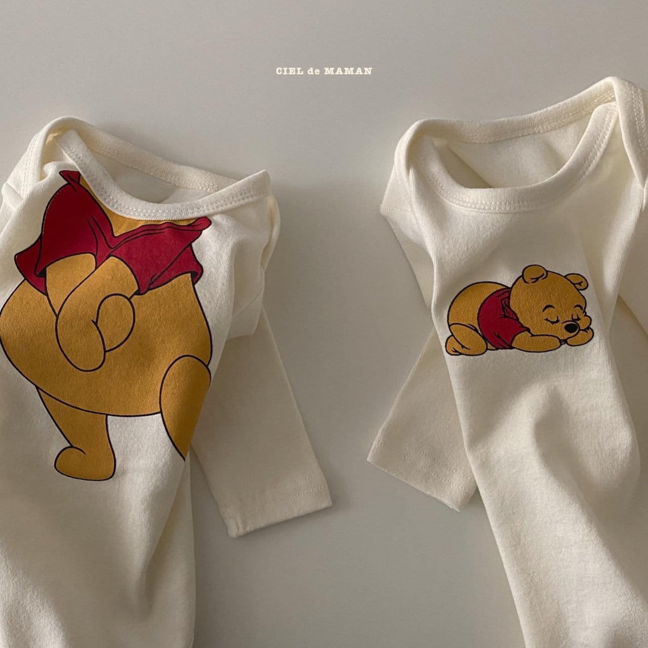 CIEL DE MAMAN - Korean Children Fashion - #Kfashion4kids - Pooh [set of 2]