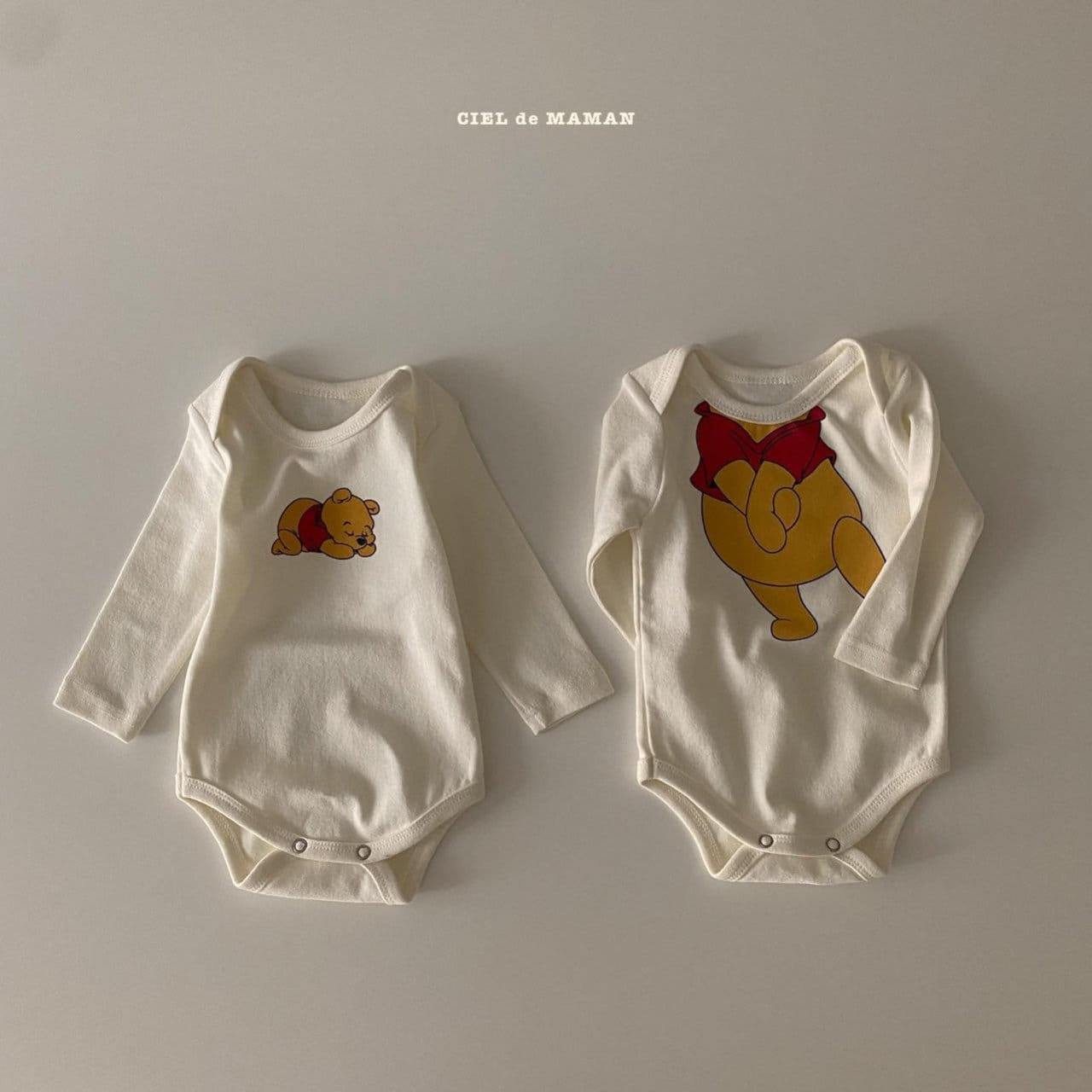 CIEL DE MAMAN - Korean Children Fashion - #Kfashion4kids - Pooh [set of 2] - 2